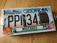 License Plate Guitar Georgia 5
