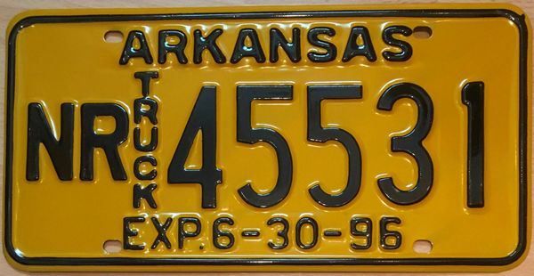 Usa Autonummer Arkansas